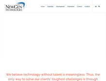 Tablet Screenshot of newgentechnologies.com